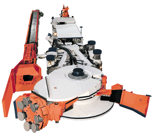 产品中心  瑞典 山特维克 连续采煤机和隧道挖掘机 硬岩采矿机 硬岩