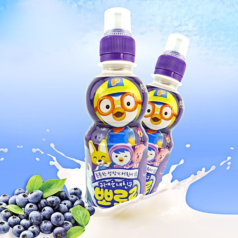 啵乐乐蓝莓味饮料235nl