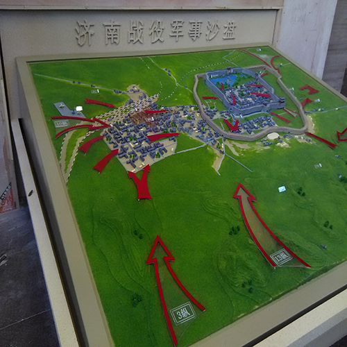 济南战役复原沙盘