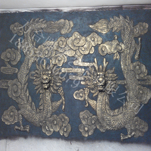 双龙戏珠水泥雕塑